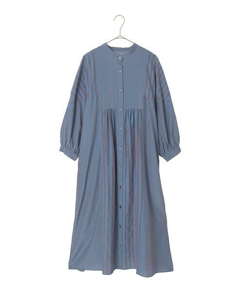 Maison de CINQ / メゾン ドゥ サンク ロング・マキシ丈ワンピース | 【小さいサイズ】ストライプパターン切り替えデザインワンピース | 詳細22