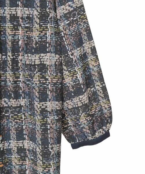 Maison de CINQ / メゾン ドゥ サンク ロング・マキシ丈ワンピース | 【小さいサイズ】ウエストギャザーチェックプリントワンピース /洗濯機で洗える | 詳細17