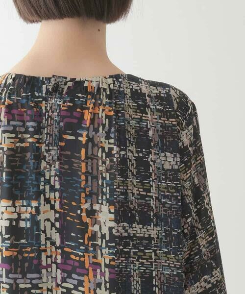 Maison de CINQ / メゾン ドゥ サンク ロング・マキシ丈ワンピース | 【小さいサイズ】ウエストギャザーチェックプリントワンピース /洗濯機で洗える | 詳細5