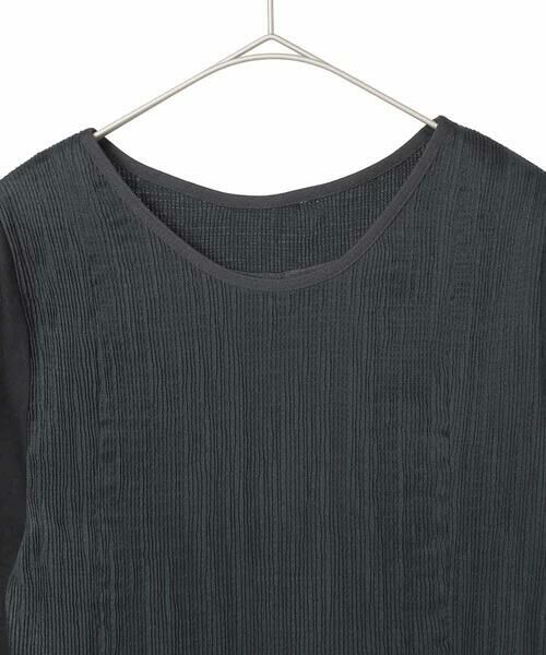 Maison de CINQ / メゾン ドゥ サンク ロング・マキシ丈ワンピース | 【小さいサイズ】ドット柄カットジャカードワンピース | 詳細14