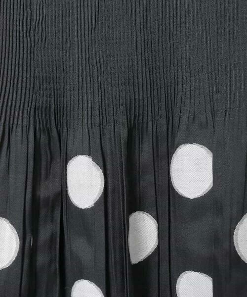 Maison de CINQ / メゾン ドゥ サンク ロング・マキシ丈ワンピース | 【小さいサイズ】ドット柄カットジャカードワンピース | 詳細18