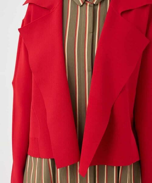 Maison de CINQ / メゾン ドゥ サンク セットアップ | 【小さいサイズ】ミラノリブニットジャケット/洗える | 詳細11