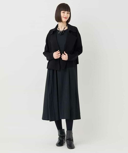 Maison de CINQ / メゾン ドゥ サンク セットアップ | 【小さいサイズ】ミラノリブニットジャケット/洗える | 詳細19