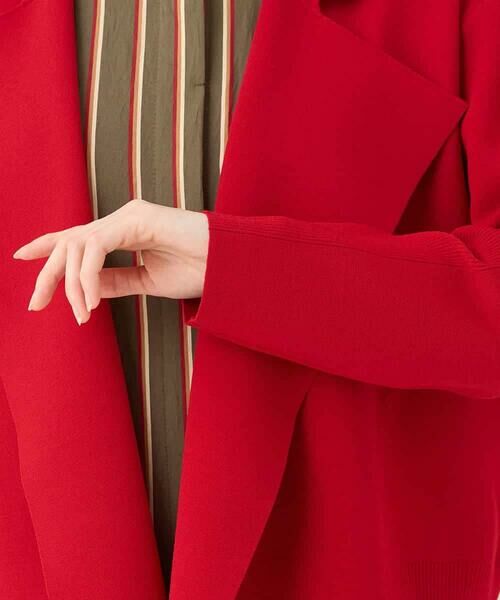 Maison de CINQ / メゾン ドゥ サンク セットアップ | 【小さいサイズ】ミラノリブニットジャケット/洗える | 詳細9