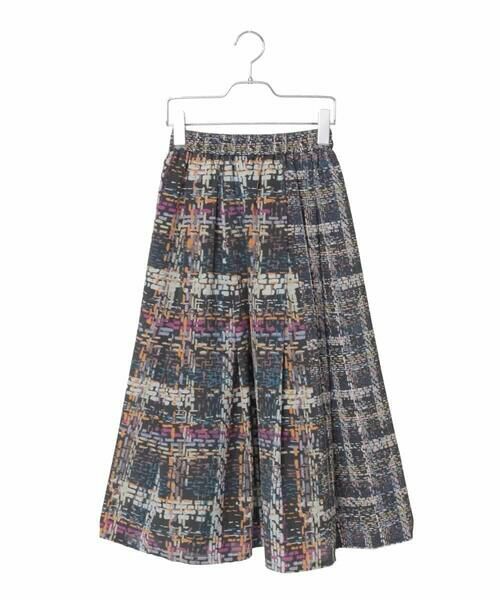 Maison de CINQ / メゾン ドゥ サンク ロング・マキシ丈スカート | 【小さいサイズ】チェックプリントフレアスカート/洗濯機で洗える | 詳細14