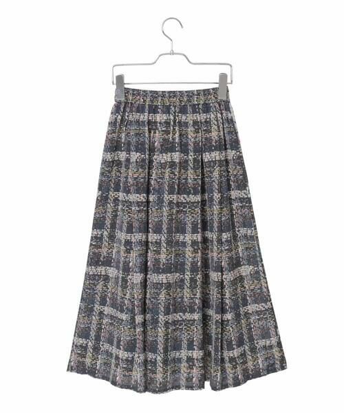 Maison de CINQ / メゾン ドゥ サンク ロング・マキシ丈スカート | 【小さいサイズ】チェックプリントフレアスカート/洗濯機で洗える | 詳細15