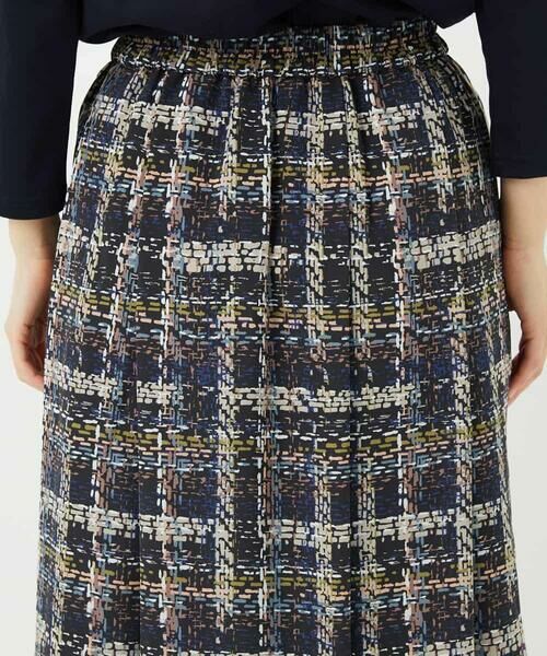 Maison de CINQ / メゾン ドゥ サンク ロング・マキシ丈スカート | 【小さいサイズ】チェックプリントフレアスカート/洗濯機で洗える | 詳細6