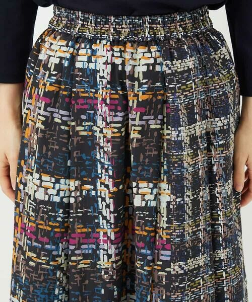 Maison de CINQ / メゾン ドゥ サンク ロング・マキシ丈スカート | 【小さいサイズ】チェックプリントフレアスカート/洗濯機で洗える | 詳細7