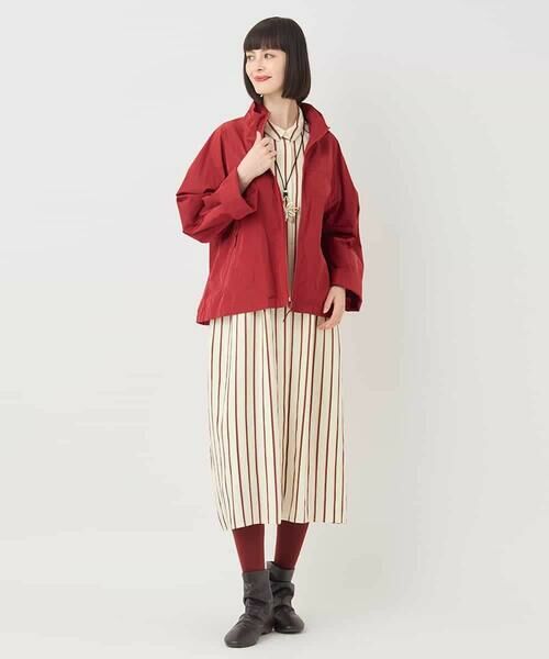 Maison de CINQ / メゾン ドゥ サンク その他アウター | 【小さいサイズ】メモリータフタジップアップブルゾン /洗える | 詳細17