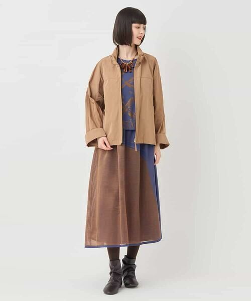 Maison de CINQ / メゾン ドゥ サンク その他アウター | 【小さいサイズ】メモリータフタジップアップブルゾン /洗える | 詳細19