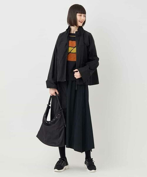 Maison de CINQ / メゾン ドゥ サンク その他アウター | 【小さいサイズ】メモリータフタジップアップブルゾン /洗える | 詳細20