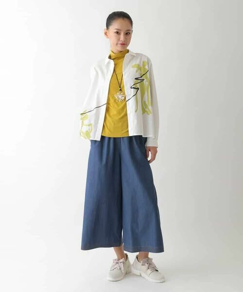 Maison de CINQ / メゾン ドゥ サンク カットソー | 【小さいサイズ】配色ラインハイネックインナートップ | 詳細13