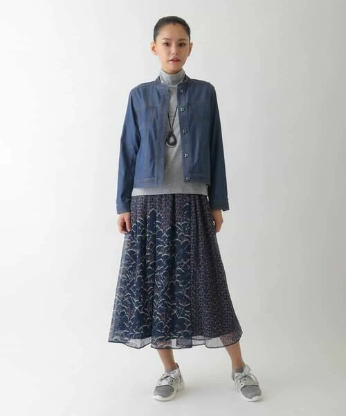 Maison de CINQ / メゾン ドゥ サンク カットソー | 【小さいサイズ】配色ラインハイネックインナートップ | 詳細14