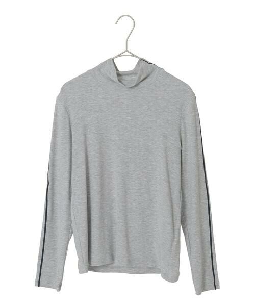 Maison de CINQ / メゾン ドゥ サンク カットソー | 【小さいサイズ】配色ラインハイネックインナートップ | 詳細20