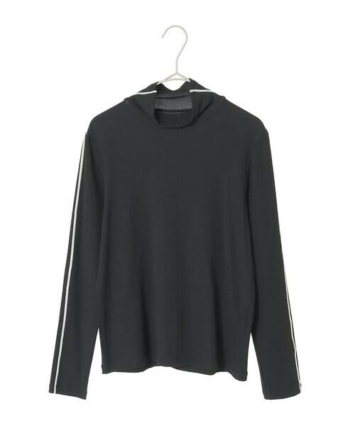 Maison de CINQ / メゾン ドゥ サンク カットソー | 【小さいサイズ】配色ラインハイネックインナートップ | 詳細21