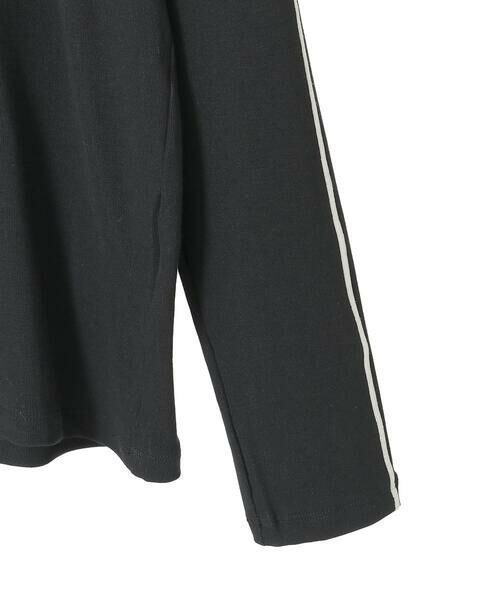 Maison de CINQ / メゾン ドゥ サンク カットソー | 【小さいサイズ】配色ラインハイネックインナートップ | 詳細24