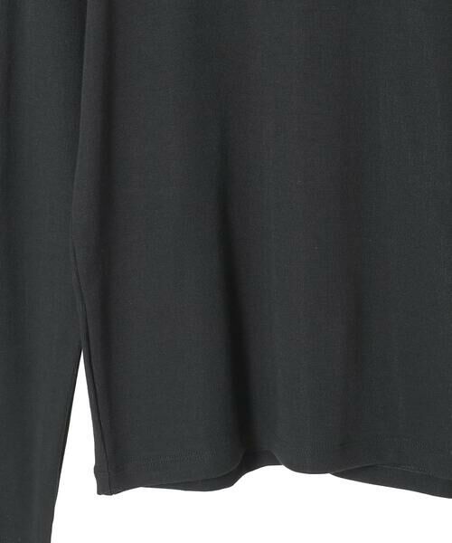 Maison de CINQ / メゾン ドゥ サンク カットソー | 【小さいサイズ】配色ラインハイネックインナートップ | 詳細25