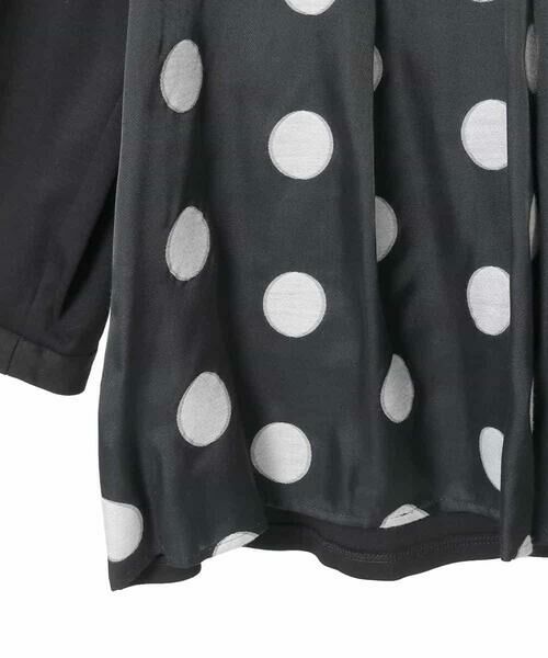 Maison de CINQ / メゾン ドゥ サンク カットソー | 【小さいサイズ】ドットジャカードカットソー | 詳細18