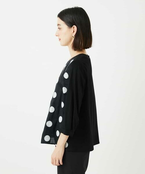 Maison de CINQ / メゾン ドゥ サンク カットソー | 【小さいサイズ】ドットジャカードカットソー | 詳細4