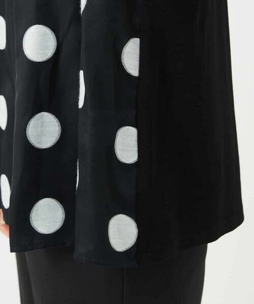 Maison de CINQ / メゾン ドゥ サンク カットソー | 【小さいサイズ】ドットジャカードカットソー | 詳細9