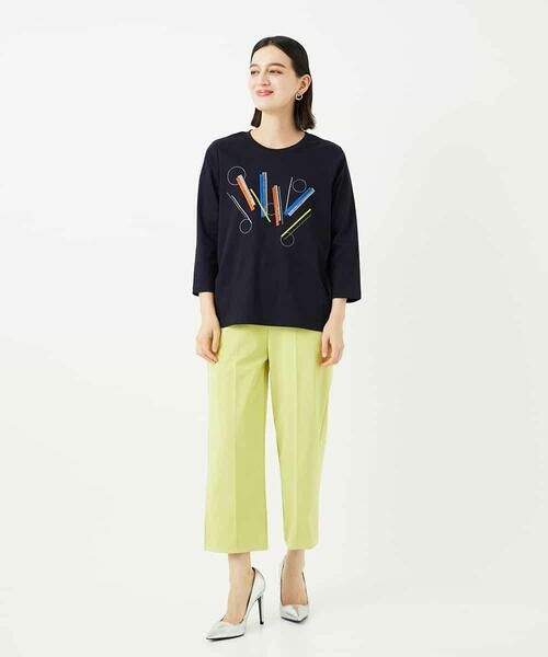 Maison de CINQ / メゾン ドゥ サンク ショート・ハーフ・半端丈パンツ | 【小さいサイズ】美シルエットプルオンパンツ | 詳細17