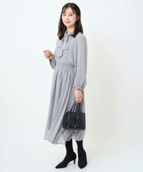 Maison de CINQ / メゾン ドゥ サンク シャツ・ブラウス | 【小さいサイズ】チェック柄ボウタイシフォンブラウス/洗濯機で洗える | 詳細18