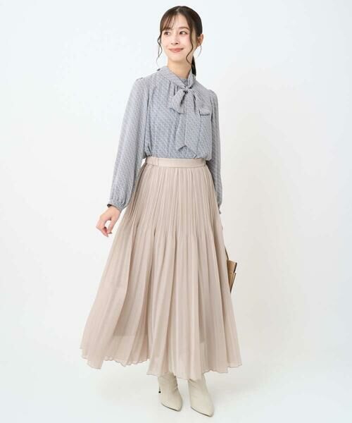 Maison de CINQ / メゾン ドゥ サンク シャツ・ブラウス | 【小さいサイズ】チェック柄ボウタイシフォンブラウス/洗濯機で洗える | 詳細21