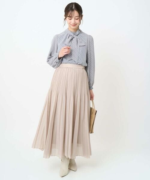 Maison de CINQ / メゾン ドゥ サンク シャツ・ブラウス | 【小さいサイズ】チェック柄ボウタイシフォンブラウス/洗濯機で洗える | 詳細22