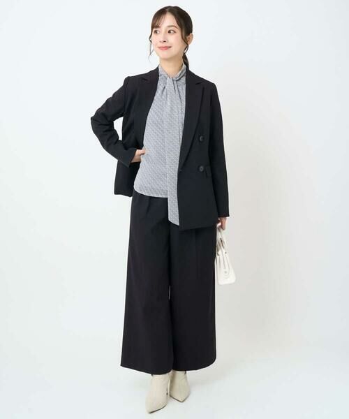 Maison de CINQ / メゾン ドゥ サンク シャツ・ブラウス | 【小さいサイズ】チェック柄ボウタイシフォンブラウス/洗濯機で洗える | 詳細23