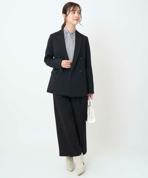 Maison de CINQ / メゾン ドゥ サンク シャツ・ブラウス | 【小さいサイズ】チェック柄ボウタイシフォンブラウス/洗濯機で洗える | 詳細24