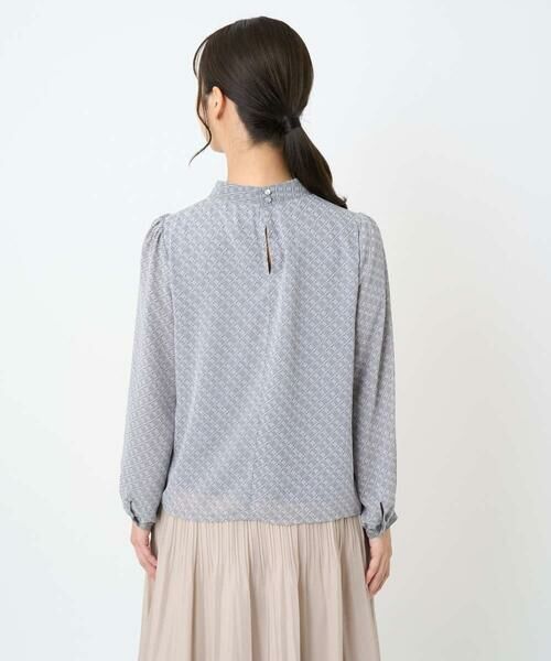 Maison de CINQ / メゾン ドゥ サンク シャツ・ブラウス | 【小さいサイズ】チェック柄ボウタイシフォンブラウス/洗濯機で洗える | 詳細5