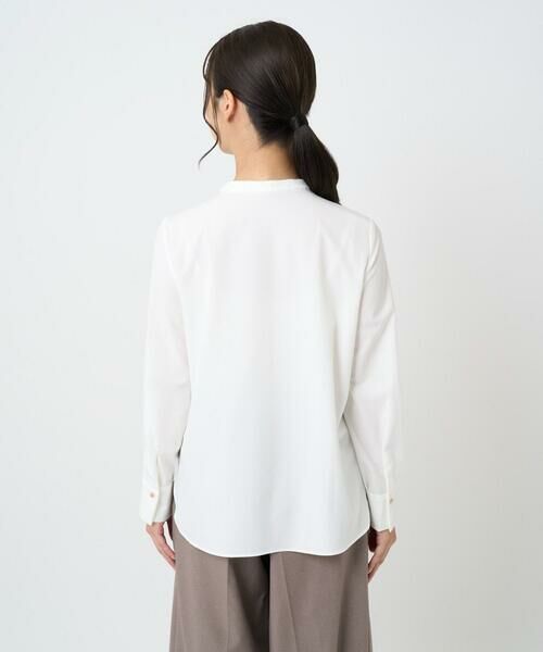 Maison de CINQ / メゾン ドゥ サンク シャツ・ブラウス | 【小さいサイズ】フロントピンタックレースブラウス/洗濯機で洗える | 詳細10