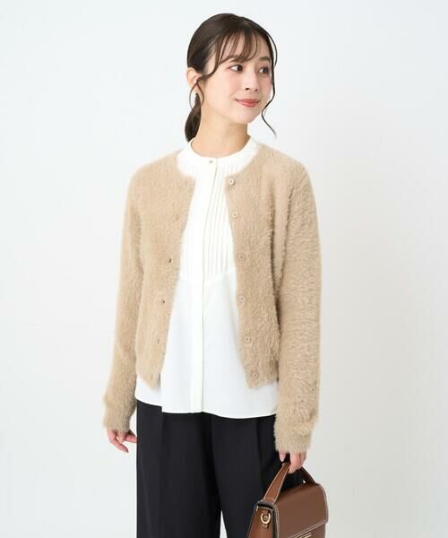 Maison de CINQ / メゾン ドゥ サンク シャツ・ブラウス | 【小さいサイズ】フロントピンタックレースブラウス/洗濯機で洗える | 詳細2