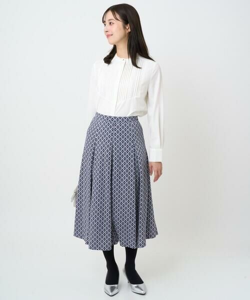 Maison de CINQ / メゾン ドゥ サンク シャツ・ブラウス | 【小さいサイズ】フロントピンタックレースブラウス/洗濯機で洗える | 詳細20