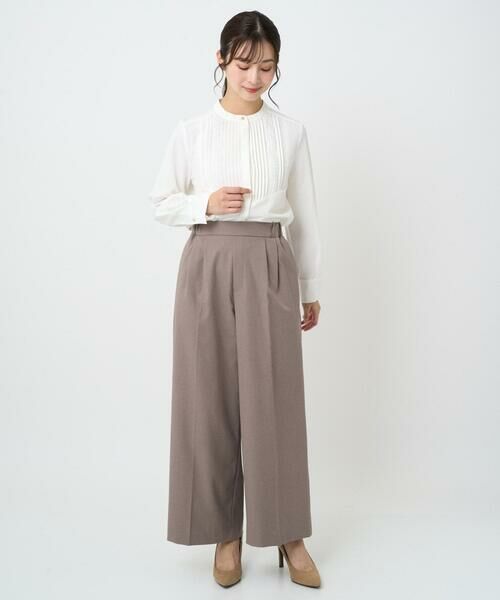 Maison de CINQ / メゾン ドゥ サンク シャツ・ブラウス | 【小さいサイズ】フロントピンタックレースブラウス/洗濯機で洗える | 詳細26