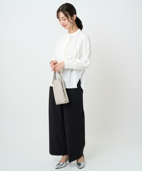 Maison de CINQ / メゾン ドゥ サンク シャツ・ブラウス | 【小さいサイズ】フロントピンタックレースブラウス/洗濯機で洗える | 詳細29