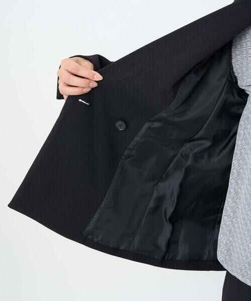 Maison de CINQ / メゾン ドゥ サンク テーラードジャケット | 【小さいサイズ】ダブルブレストジャケット/洗える | 詳細12