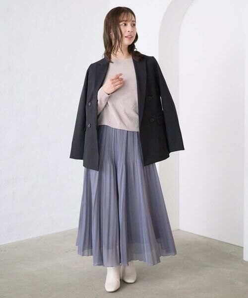 Maison de CINQ / メゾン ドゥ サンク テーラードジャケット | 【小さいサイズ】ダブルブレストジャケット/洗える | 詳細15