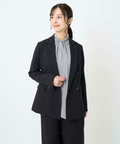 Maison de CINQ / メゾン ドゥ サンク テーラードジャケット | 【小さいサイズ】ダブルブレストジャケット/洗える | 詳細2