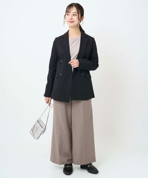 Maison de CINQ / メゾン ドゥ サンク テーラードジャケット | 【小さいサイズ】ダブルブレストジャケット/洗える | 詳細23