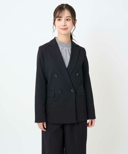 Maison de CINQ / メゾン ドゥ サンク テーラードジャケット | 【小さいサイズ】ダブルブレストジャケット/洗える | 詳細3