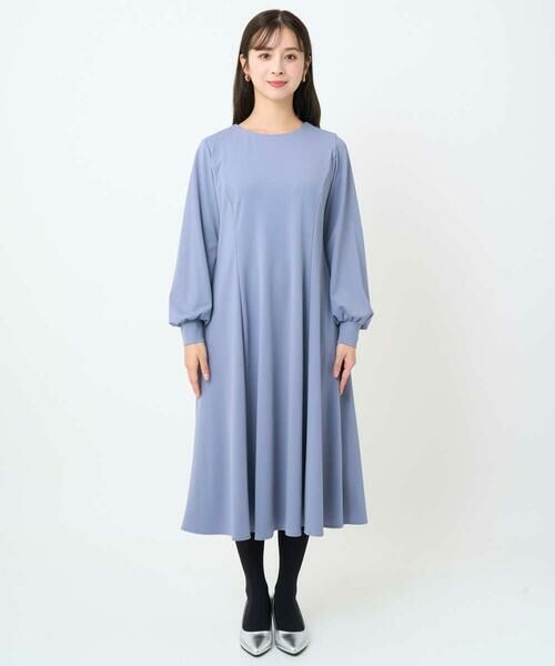 Maison de CINQ / メゾン ドゥ サンク ロング・マキシ丈ワンピース | 【小さいサイズ】ツイルジャージーワンピース/洗える | 詳細2