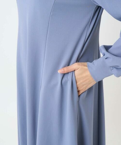 Maison de CINQ / メゾン ドゥ サンク ロング・マキシ丈ワンピース | 【小さいサイズ】ツイルジャージーワンピース/洗える | 詳細8