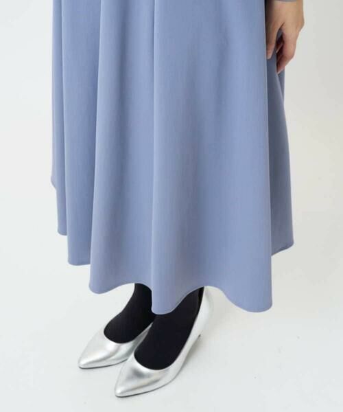 Maison de CINQ / メゾン ドゥ サンク ロング・マキシ丈ワンピース | 【小さいサイズ】ツイルジャージーワンピース/洗える | 詳細9
