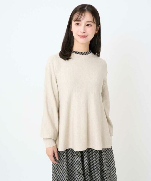 Maison de CINQ / メゾン ドゥ サンク ニット・セーター | 【小さいサイズ】フレアーシルエットチュニックニット/洗える | 詳細11