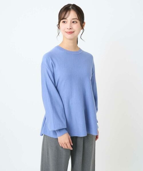 Maison de CINQ / メゾン ドゥ サンク ニット・セーター | 【小さいサイズ】フレアーシルエットチュニックニット/洗える | 詳細16