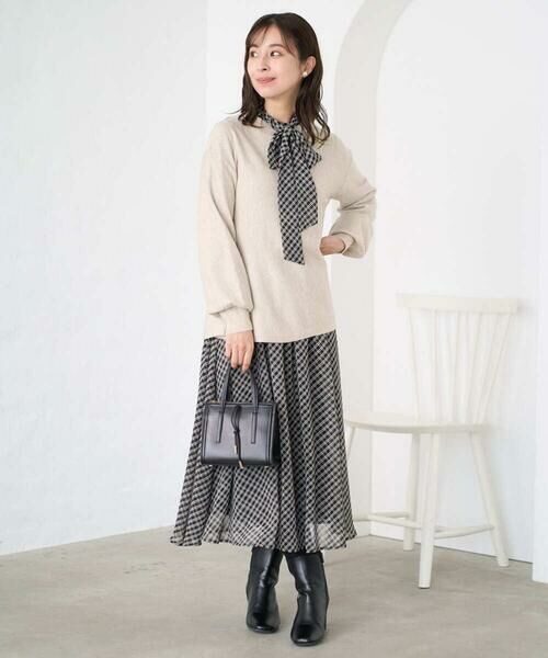 Maison de CINQ / メゾン ドゥ サンク ニット・セーター | 【小さいサイズ】フレアーシルエットチュニックニット/洗える | 詳細27