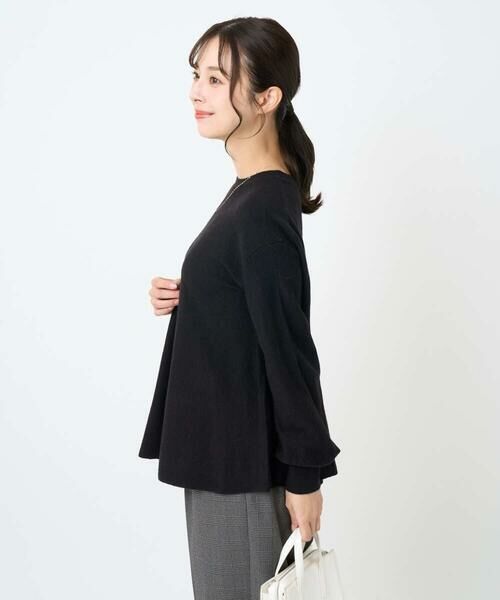 Maison de CINQ / メゾン ドゥ サンク ニット・セーター | 【小さいサイズ】フレアーシルエットチュニックニット/洗える | 詳細5
