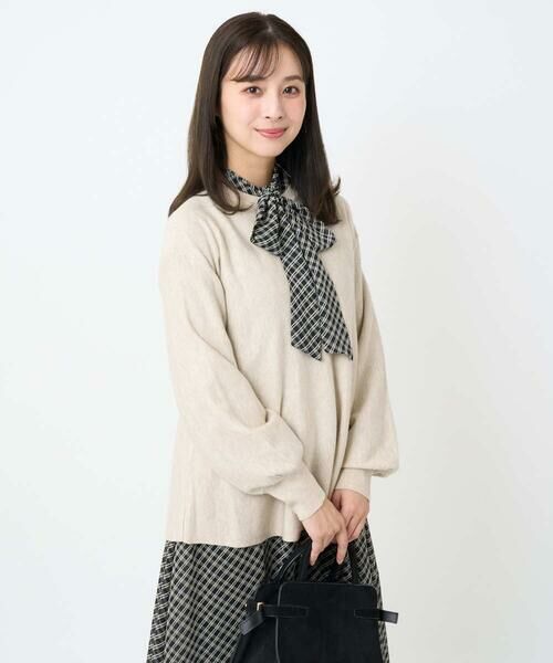 Maison de CINQ / メゾン ドゥ サンク ニット・セーター | 【小さいサイズ】フレアーシルエットチュニックニット/洗える | 詳細9