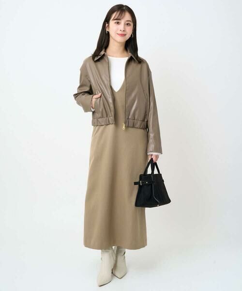 Maison de CINQ / メゾン ドゥ サンク ニット・セーター | 【小さいサイズ】フェザー切替えコンパクトリブニット/洗える | 詳細29